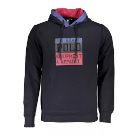   US Grand Polo férfi kék pulóver, hosszú ujjú felső, pulcsi XL
