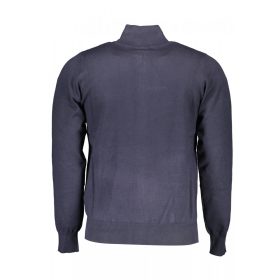   US Grand Polo férfi kék cipzáros első, pulóver, pulcsi M