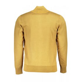   US Grand Polo férfi sárga cipzáros pulóver, hosszú ujjú felső 2XL