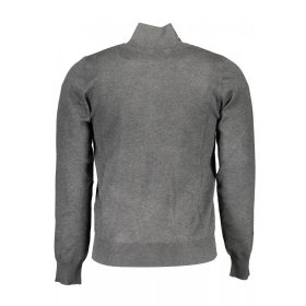   US Grand Polo férfi szürke cipzáros, hosszú ujjú felső, pulóver 2XL