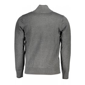   US Grand Polo férfi szürke cipzáros, hosszú ujjú felső XL