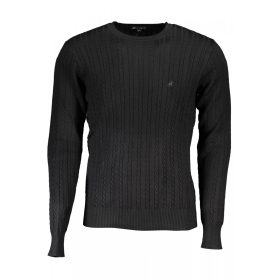 US Grand Polo férfi fekete hosszúujjú felső 2XL