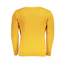   US Grand Polo férfi sárga hosszú ujjú felső, pulóver, pulcsi 2XL