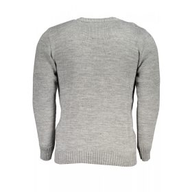   US Grand Polo férfi szürke pulóver, hosszú ujjú felső 2XL