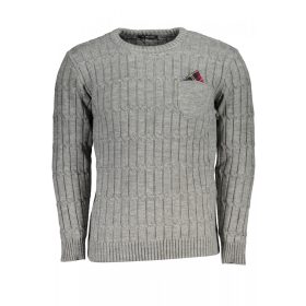   US Grand Polo férfi szürke pulóver, hosszú ujjú felső XL