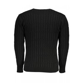 US Grand Polo férfi fekete hosszúujjú felső XL