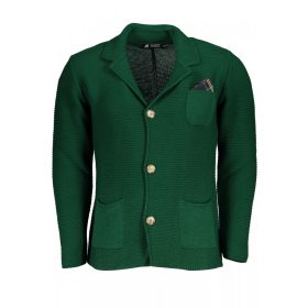 US Grand Polo férfi zöd kardigán, pulóver