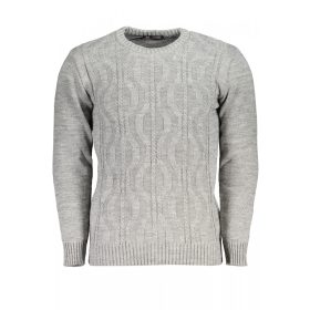   US Grand Polo férfi szürke pulóver, hosszú ujjú felső XL