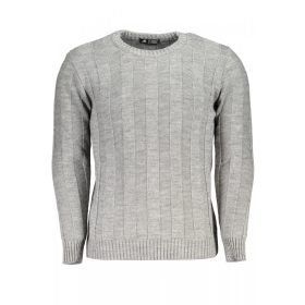   US Grand Polo férfi szürke pulóver, hosszú ujjú felső XL