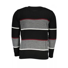 US Grand Polo férfi fekete hosszúujjú felső XL