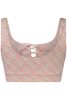 Guess Jeans női mintás rózsaszín-fehér top XS