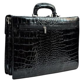 Rialto kroki fekete női bőr aktatáska