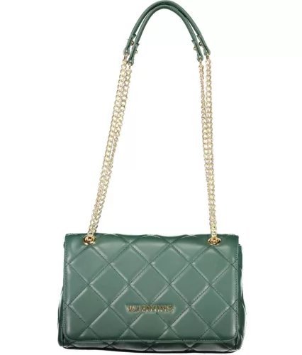 Valentino bags smaragdzöld női steppelt válltáska 26 x 17 x 6 cm