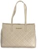   Valentino bézs női steppelt válltáska 40 x 28 x 16 cm