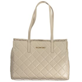 Valentino bézs női steppelt válltáska 40 x 28 x 16 cm