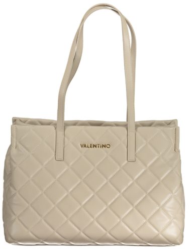   Valentino bézs női steppelt válltáska 40 x 28 x 16 cm