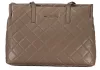 Valentino női, taupe steppelt válltáska 40 x 28 x 16 cm