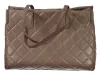 Valentino női, taupe steppelt válltáska 40 x 28 x 16 cm