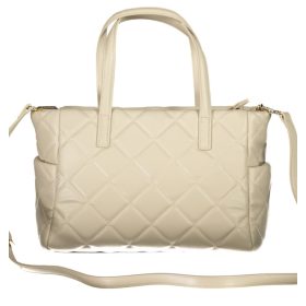 Valentino bézs női steppelt válltáska  30 x 20 x 14 cm