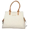 Valentino Bags bézs-konyak, mintás női kézitáska 37 x 28 x 14 cm
