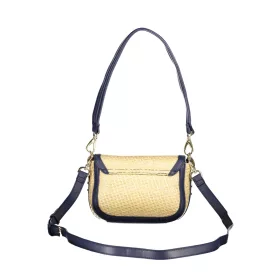   Valentino Bags bézs-sötétkék női válltáska, oldaltáska 20 x 14 x 7 cm