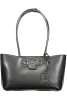 Guess Jeans Janie fekete női válltáska 36 x 24 x 10 cm