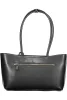 Guess Jeans Janie fekete női válltáska 36 x 24 x 10 cm