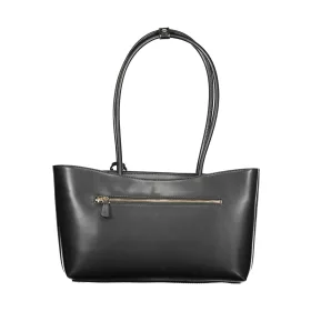 Guess Jeans Janie fekete női válltáska 36 x 24 x 10 cm