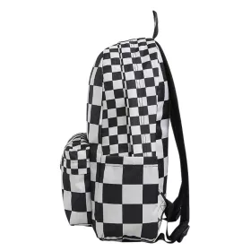   Vans Old Skool H20 Black/Oatmeal Check hátizsák 42 × 32 cm, 15' laptop tartóval