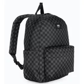   Vans Old Skool Grom Check Black/Charcoal hátizsák, 15"  39×25 cm