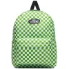 Vans Old Skool Grom Check zöld-kockás hátizsák, 15" laptoptartóval 41 × 28 cm