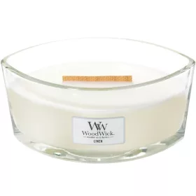 WoodWick Linen hajó illatgyertya