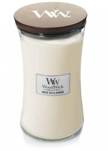WoodWick White Tea & Jasmine nagy illatgyertya