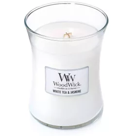 WoodWick White Tea & Jasmine közepes illatgyertya