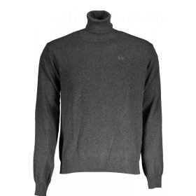 La Martina férfi szürke, galléros hosszú ujjú felső