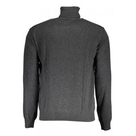 La Martina férfi szürke, galléros hosszú ujjú felső