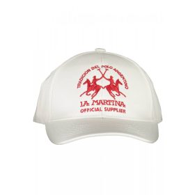 La Martina férfi fehér baseball sapka