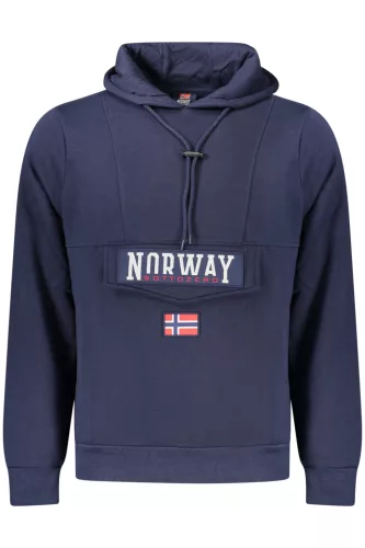 Norway 1963 férfi kék cipzáras pulóver