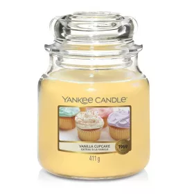 Yankee Candle Vanilla Cupcake közepes üveggyertya