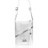 Zellia ezüst női oldaltáska, crossbody 26 x 18 cm