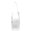 Zellia ezüst női oldaltáska, crossbody 26 x 18 cm