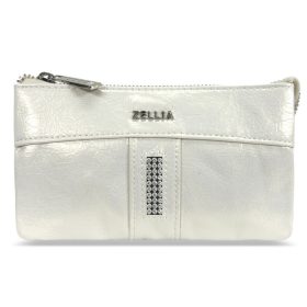   Zellia Hz-127 D266 - 1006 DF - Holographic White - fehér női pénztárca 17,5 x 9,5 x 4 cm