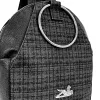 Zellia 22090 női fekete-kockás-szövetmintázatú hátizsák 32 x 26 x 9 cm