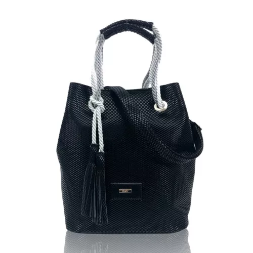 Zellia C200 női fekete válltáska 30 x 25 x 19 cm