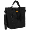 Rovicky R-Tz15605-2479 Black W06 fekete kígyó mintás shopper táska 49 x 40 x 18 cm