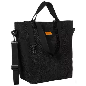   Rovicky R-Tz15605-2479 Black W06 fekete kígyó mintás shopper táska 49 x 40 x 18 cm