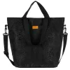 Rovicky R-Tz15605-2479 Black W06 fekete kígyó mintás shopper táska 49 x 40 x 18 cm
