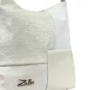 Zellia Zlb111 fehér-bézs női válltáska 32 x 27 x 13 cm
