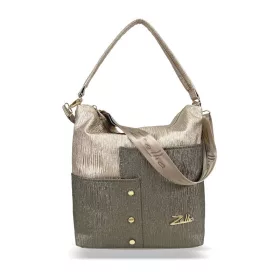 Zellia Zlb232 arany-bronz női válltáska 33 x 27 x 12 cm