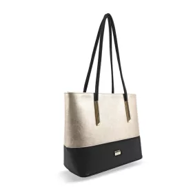   Zellia Zvn210925 női fekete-arany válltáska 37 x 28 x 15 cm